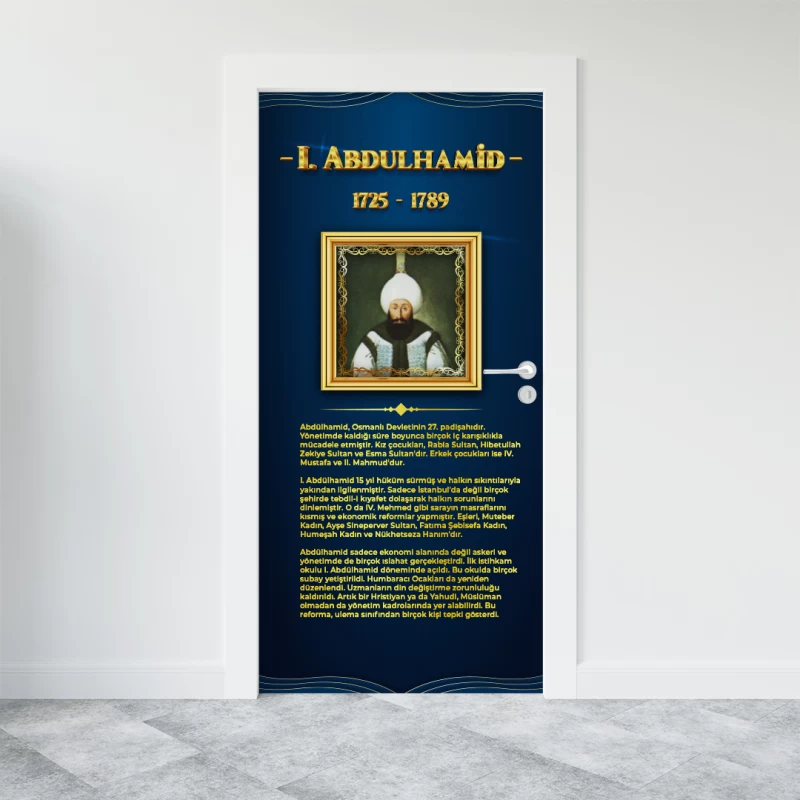 1. Abdülhamid Kapı Giydirme