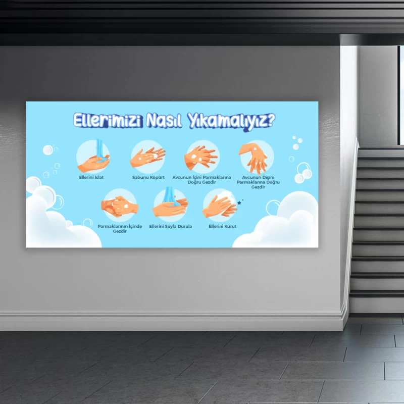El Yıkama Okul Posteri