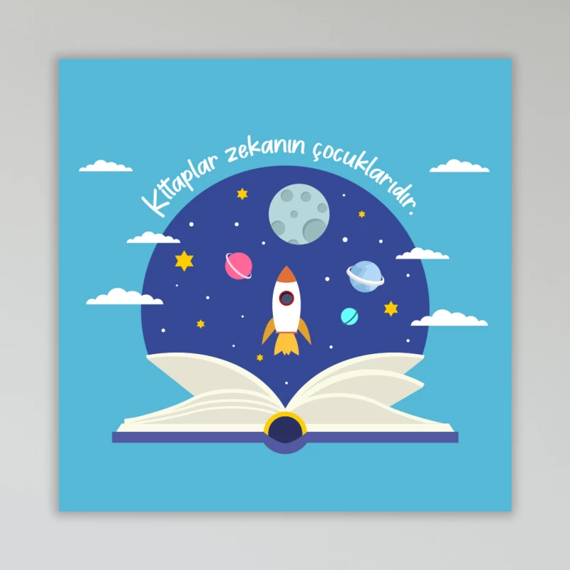 Kitap Okuma Okul Posteri -02