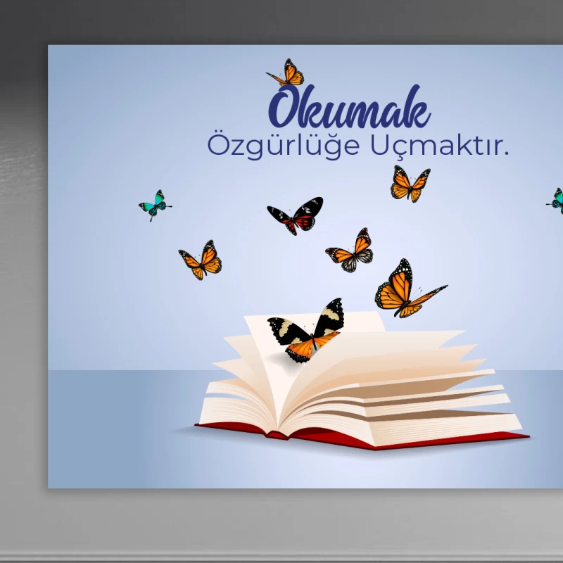 Kitap Okuma Okul Posteri -05