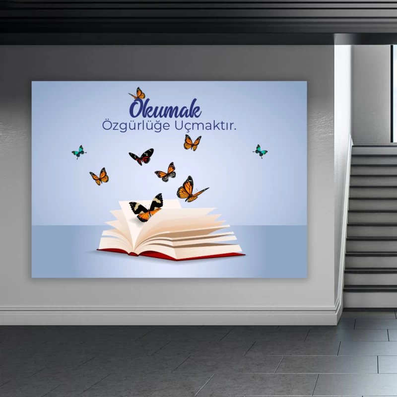 Kitap Okuma Okul Posteri -05