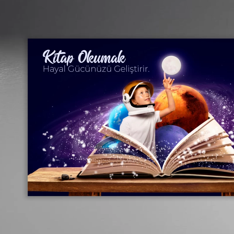 Kitap Okuma Okul Posteri -06
