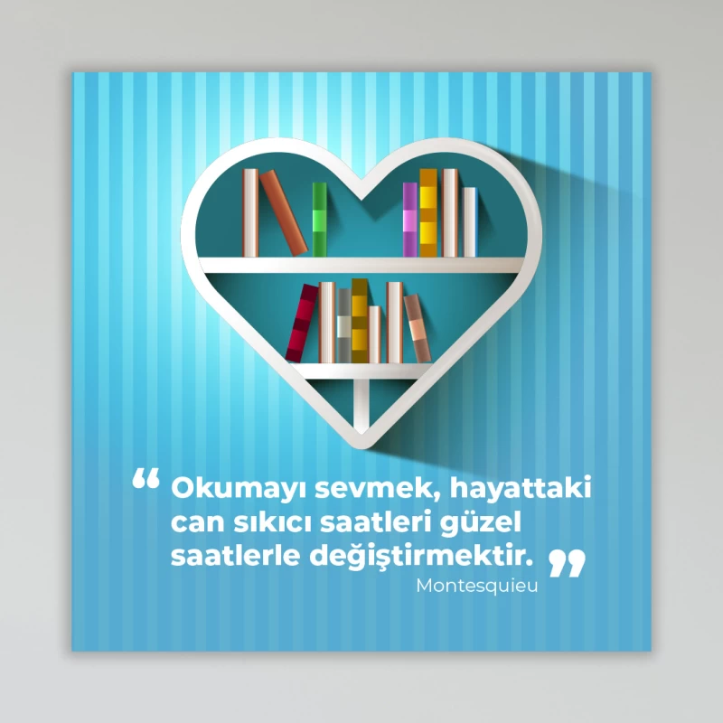 Kitap Okuma Okul Posteri -07