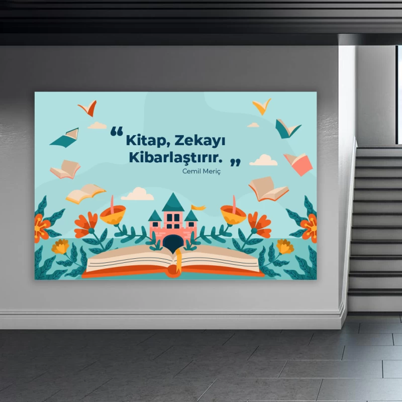 Kitap Okuma Okul Posteri -08