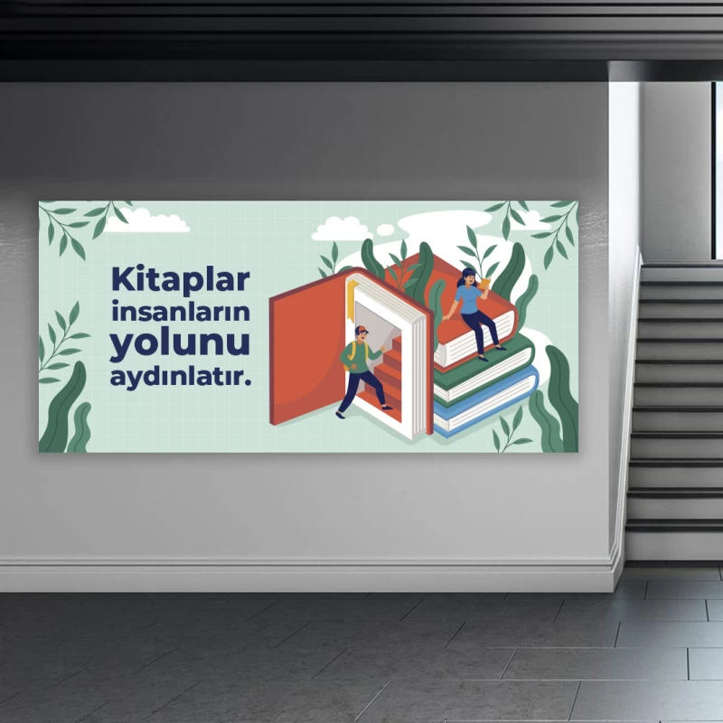 Kitap Okuma Okul Posteri -09