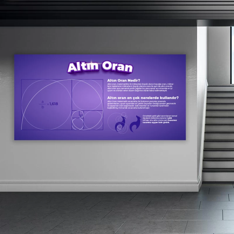 Altın Oran Okul Posteri