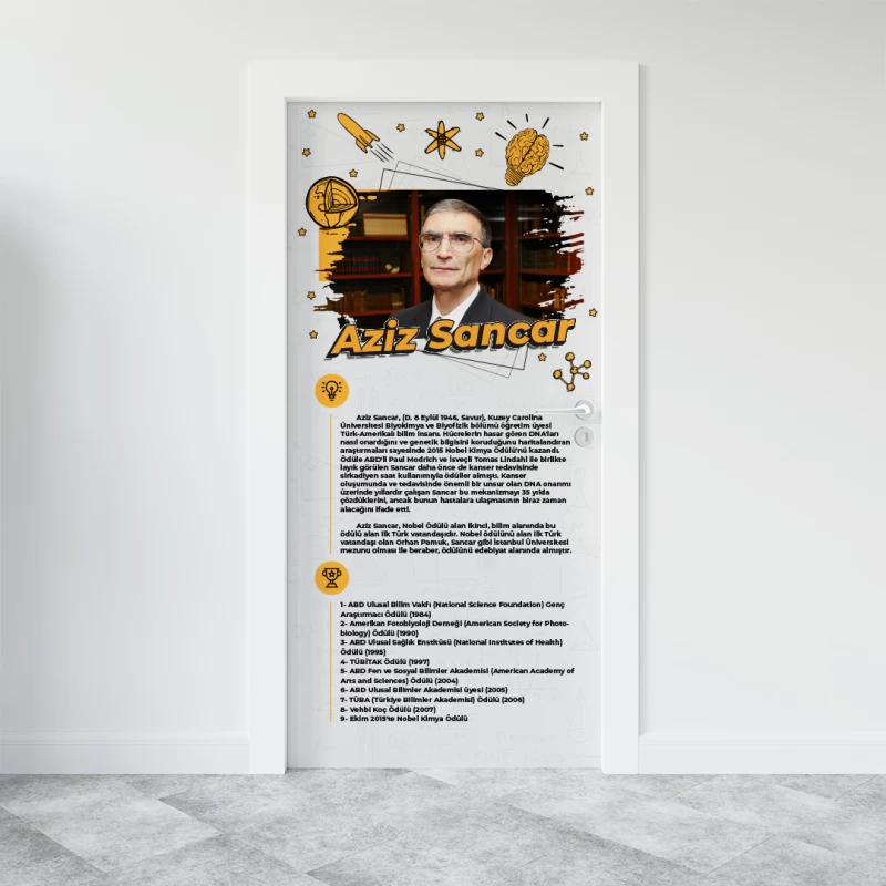 Aziz Sancar Kapı Giydirme
