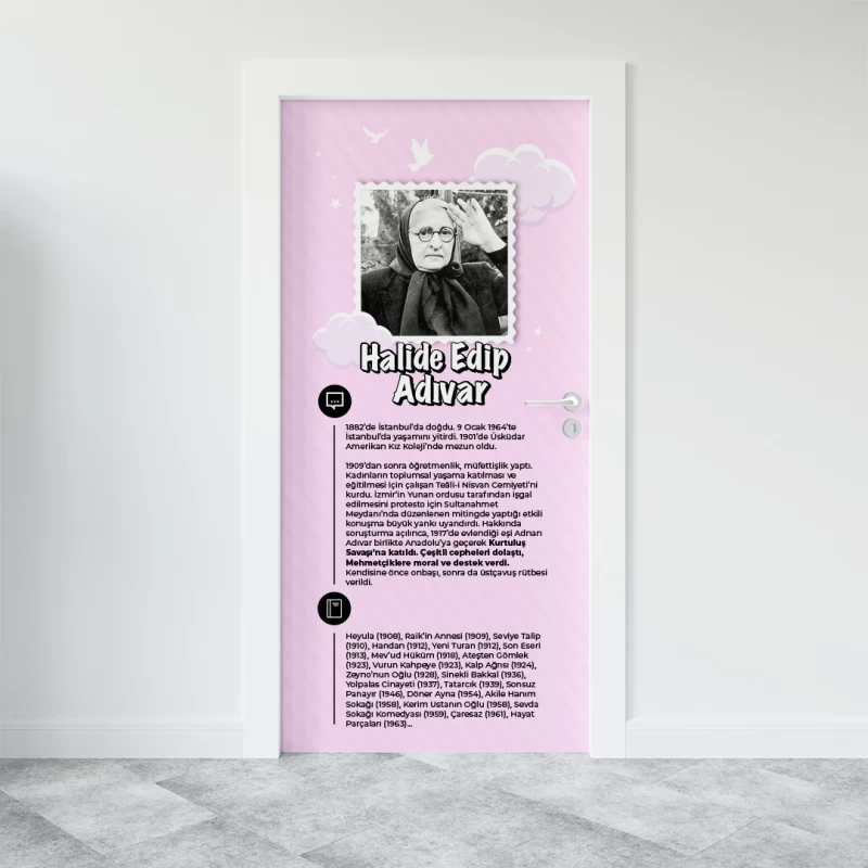 Halide Edip Adıvar Kapı Giydirme