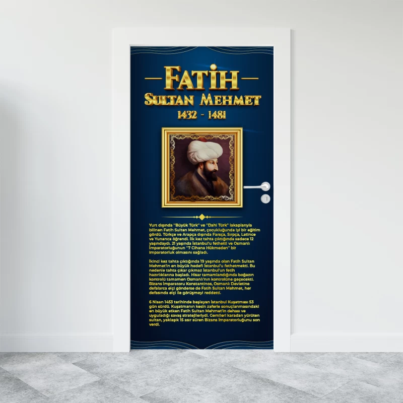 Fatih Sultan Mehmet Kapı Giydirme