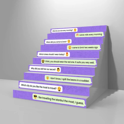 İngilizce Whatsapp Konsept Merdiven Giydirme