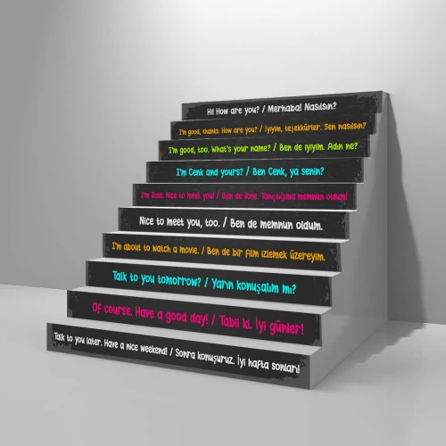 İngilizce Merdiven Giydirme -04