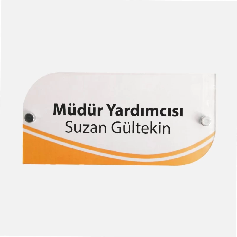 Pleksi Kapı İsimliği (LİSE)