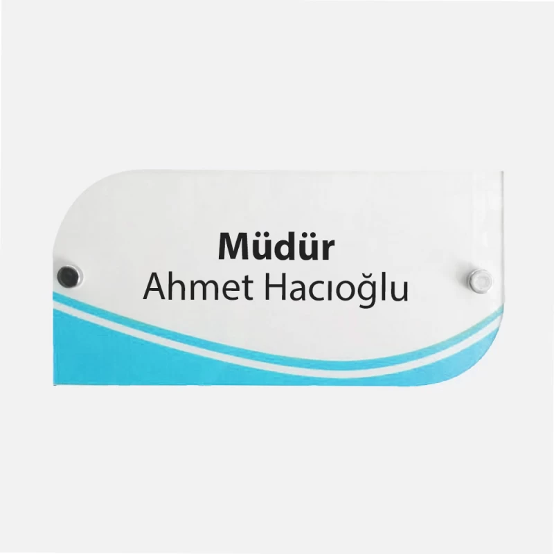 Pleksi Kapı İsimliği (İLKÖĞRETİM)