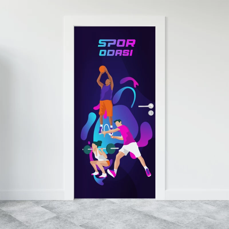 Spor Odası Kapı Giydirme -02