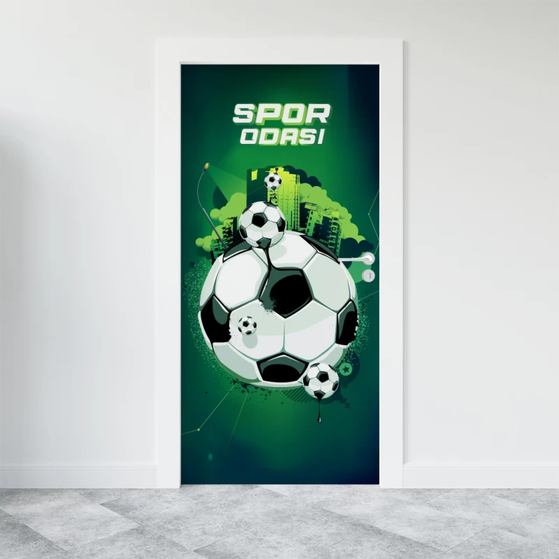 Spor Odası Kapı Giydirme -03