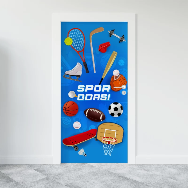 Spor Odası Kapı Giydirme -04