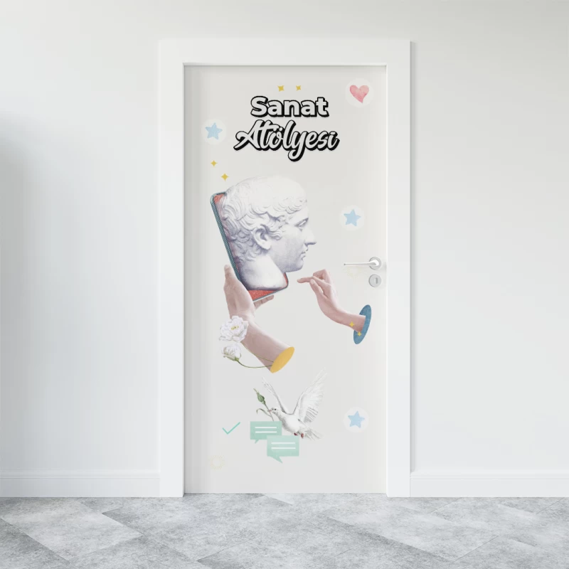 Sanat Atölyesi Kapı Giydirme