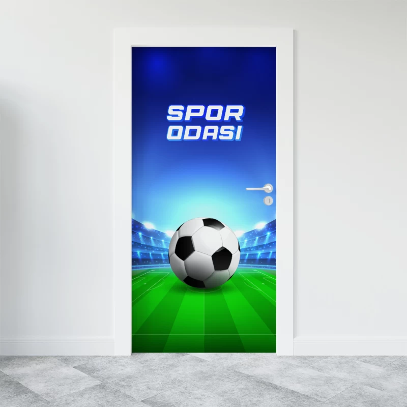 Spor Odası Kapı Giydirme -07