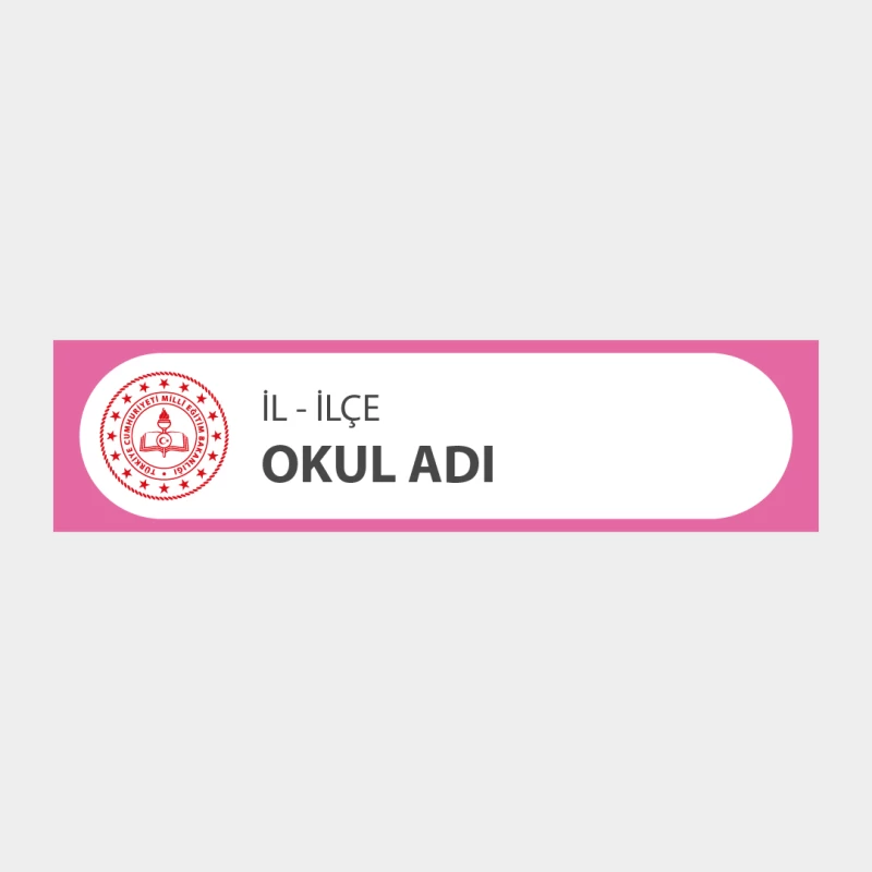 Okul Tabelası (Okul Öncesi)