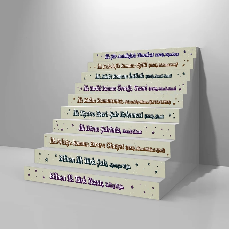 Türk Edebiyatında İlkler Merdiven Giydirme